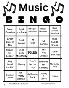 Music bingo