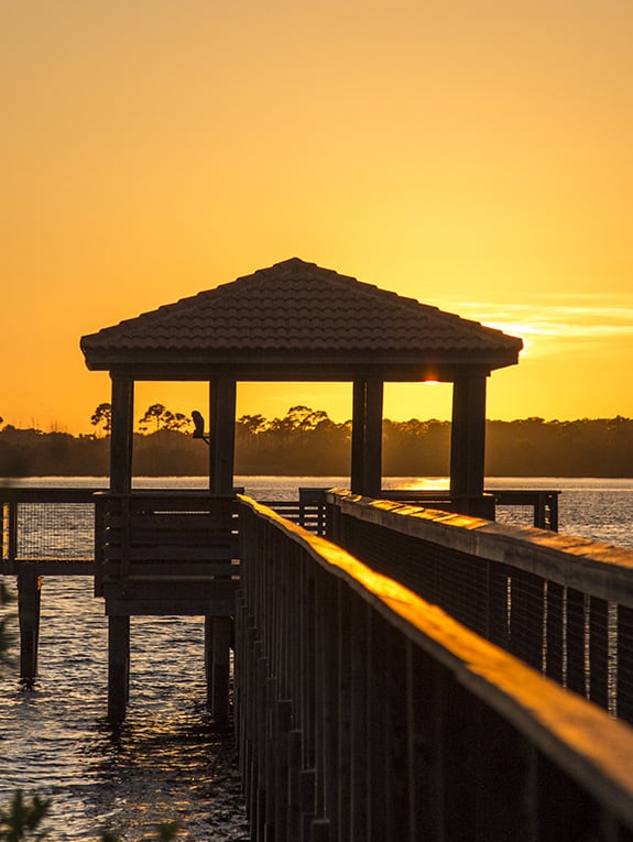 Sunset image of myakka motorcoach resort